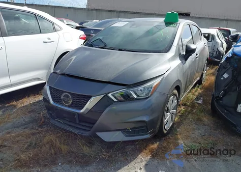 2020 Nissan Versa S Xtronic Cvt from USA, damaged, VIN 3N1CN8DV7LL912394